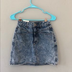 Denim Mini Skirt